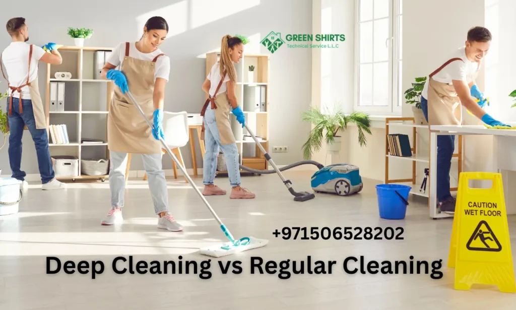 Deep Cleaning vs Regular Cleaning