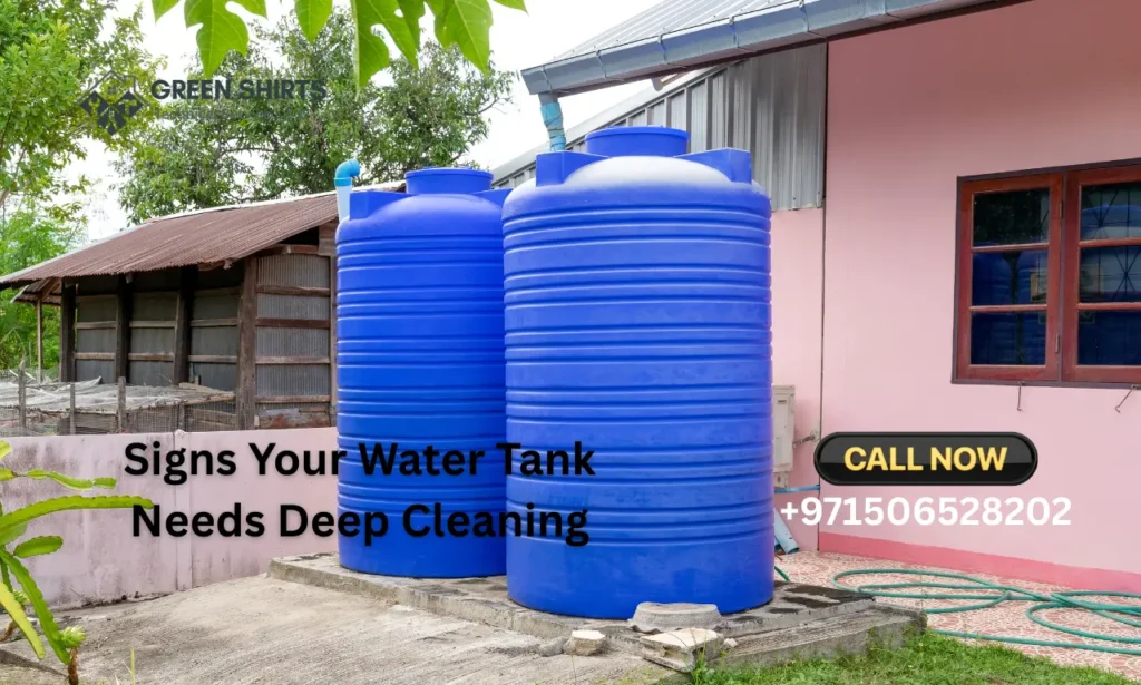 2 water tank outside the house