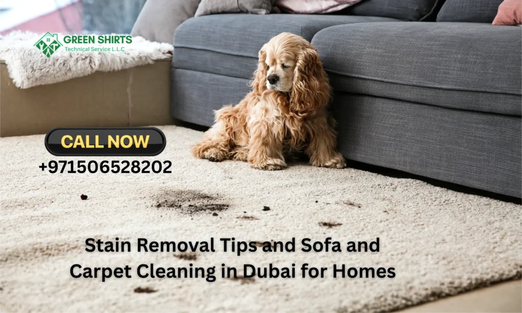 Stain Removal Tips and Sofa and Carpet Cleaning in Dubai for Homes